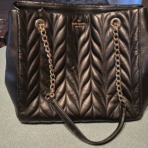 Kate Spade Black quilted purse